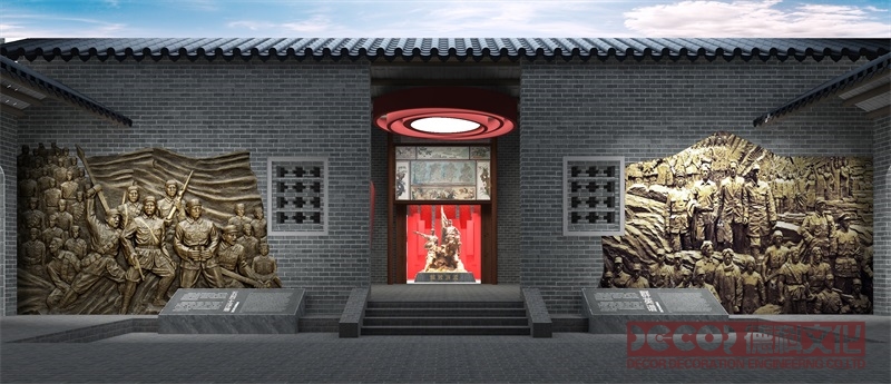 在紅色展館設(shè)計中如何突出黨的先進(jìn)性對社會穩(wěn)定和和諧發(fā)展的重要作用？